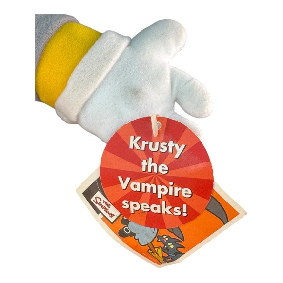 Applause Krusty the Vampire Talking Plush 2003 The Simpsons Collectible - Picture 9 of 9